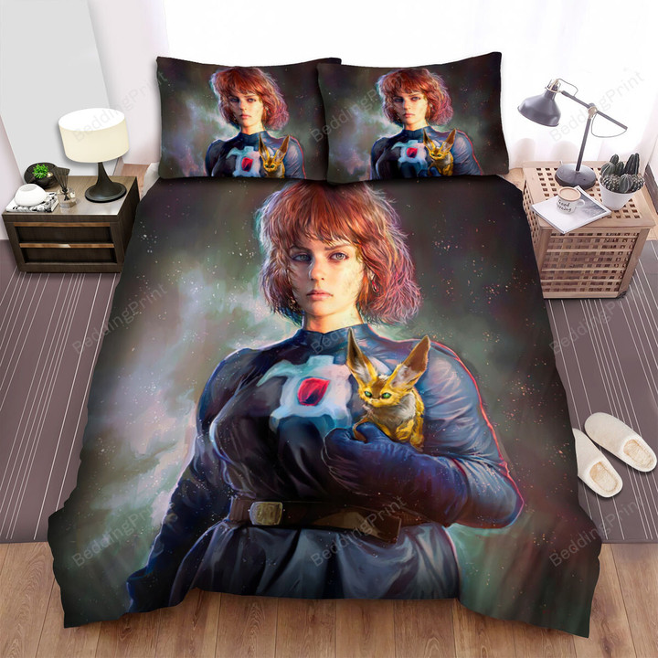 Nausicaä Of The Valley Of The Wind (1984) Poster Movie Poster Bed Sheets Spread Comforter Duvet Cover Bedding Sets Version 1