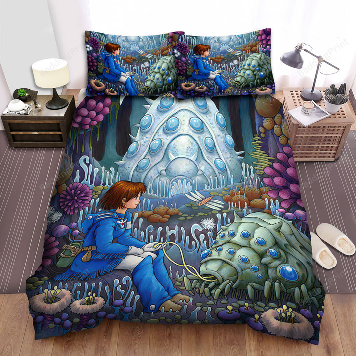 Nausicaä Of The Valley Of The Wind (1984) A Girl Is Singing Movie Poster Bed Sheets Spread Comforter Duvet Cover Bedding Sets