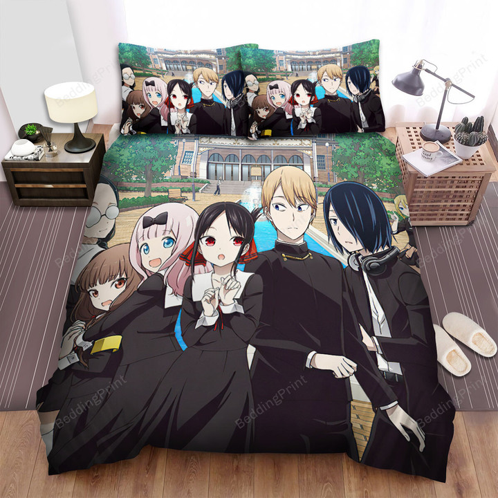 Kaguya-Sama: Love Is War Characters 3 Bed Sheets Spread Comforter Duvet Cover Bedding Sets
