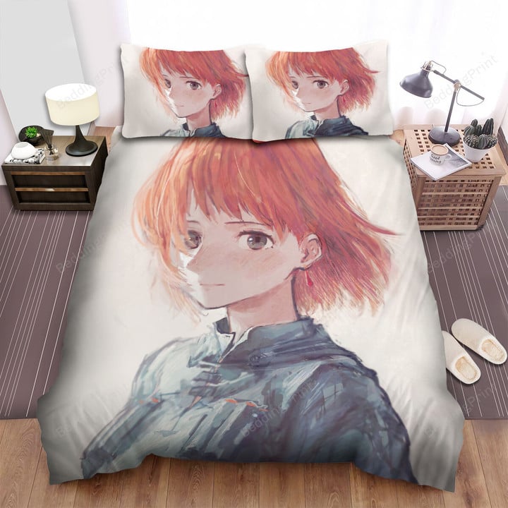 Nausicaä Of The Valley Of The Wind (1984) Drawing Fanart Movie Poster Bed Sheets Spread Comforter Duvet Cover Bedding Sets