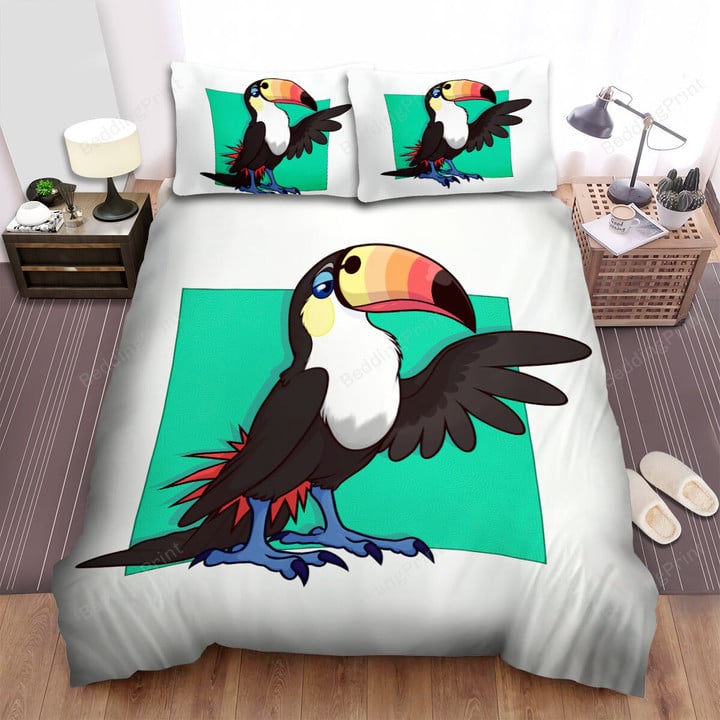 The Wildlife - The Toucan Waving Wing Bed Sheets Spread Duvet Cover Bedding Sets
