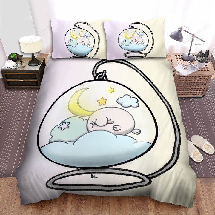 The Wild Animal -The Blobfish Among The Clouds Bed Sheets Spread Duvet Cover Bedding Sets
