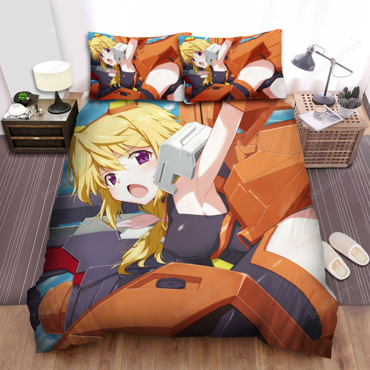 Infinite Stratos Charlotte Dunois Ready To Fight Bed Sheets Spread Duvet Cover Bedding Sets