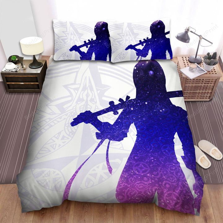 Tales Of Vesperia Yuri Lowell's Silhouette Bed Sheets Spread Duvet Cover Bedding Sets