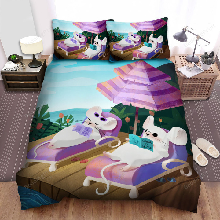 The Wildlife - The Mouse On The Vacation Bed Sheets Spread Duvet Cover Bedding Sets