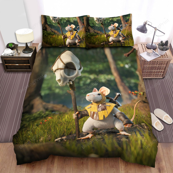 The Wildlife - The Mouse Soldier With A Staff Bed Sheets Spread Duvet Cover Bedding Sets