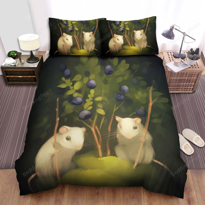 The Wild Animal - The Small Mouse In The Bush Bed Sheets Spread Duvet Cover Bedding Sets