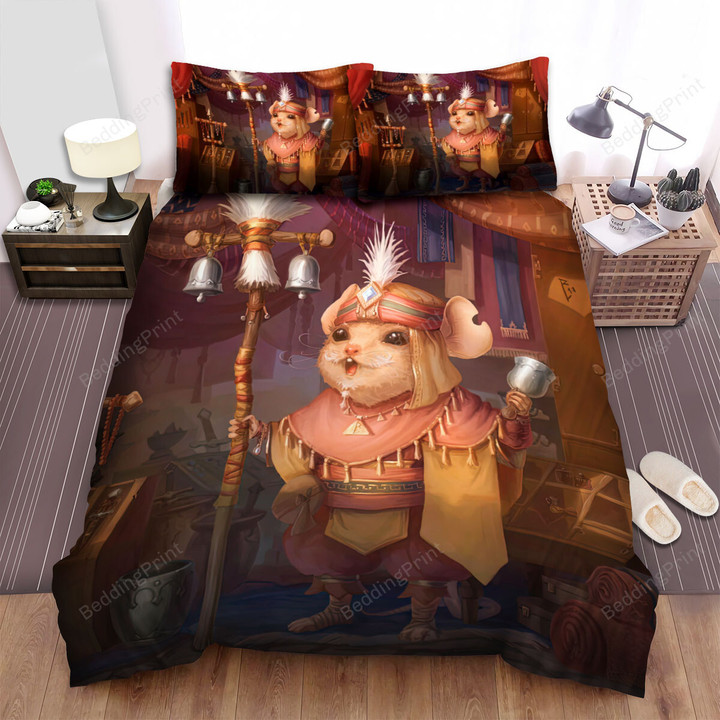 The Wild Animal - The Mouse Going Off The Ring Bed Sheets Spread Duvet Cover Bedding Sets