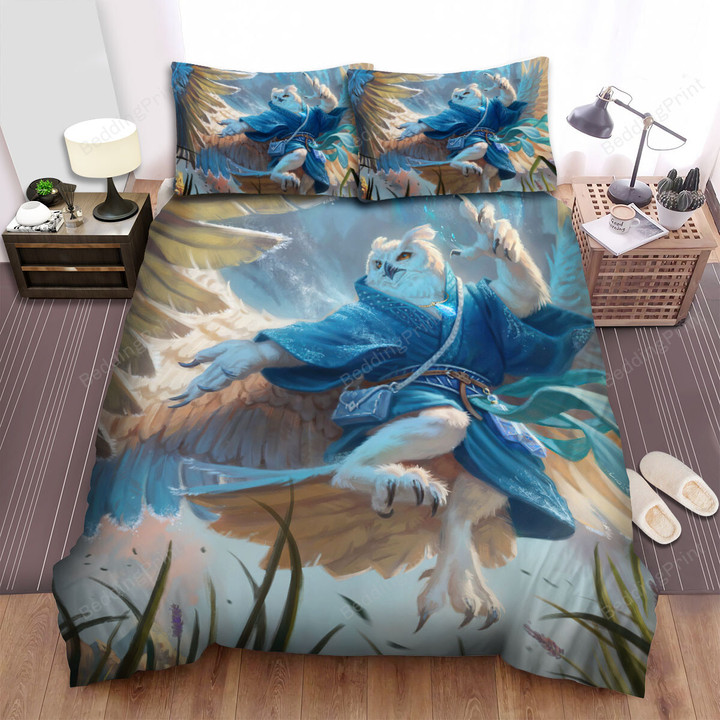 The Wild Bird - The Owl Martial Artist Bed Sheets Spread Duvet Cover Bedding Sets
