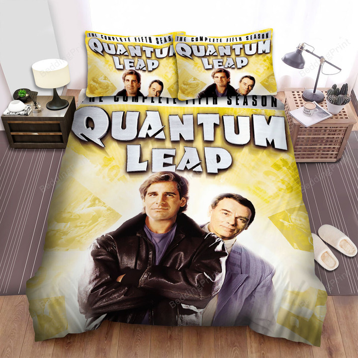 Quantum Leap (1989–1993) The Complete Fifth Season Movie Poster Bed Sheets Spread Comforter Duvet Cover Bedding Sets