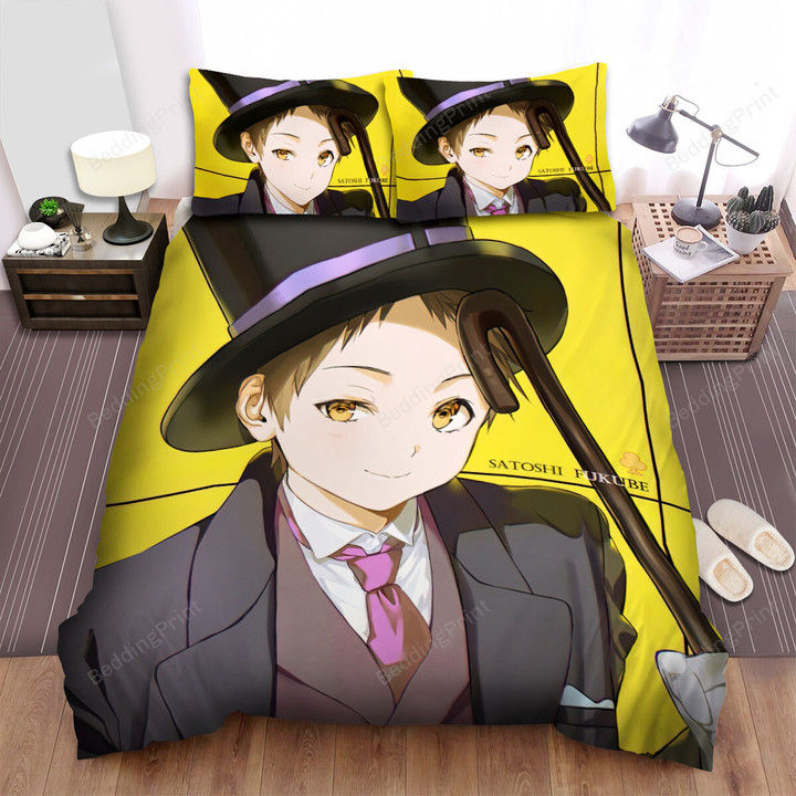 Hyouka Satoshi Fukube In Halloween Costume Bed Sheets Spread Duvet Cover Bedding Sets
