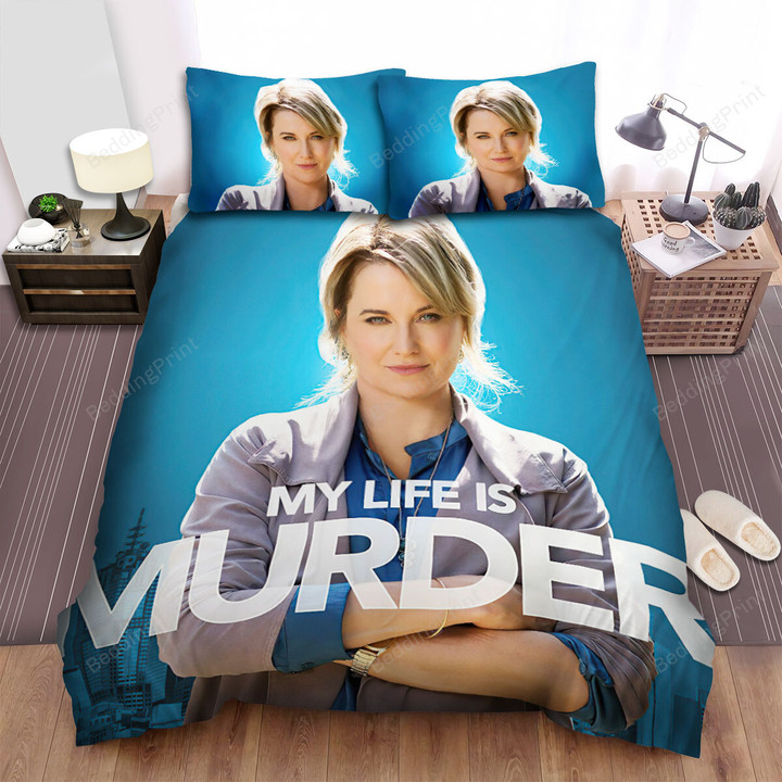 My Life Is Murder (2019) This Ex-Cop Can't Quit Investigating Movie Poster Bed Sheets Spread Comforter Duvet Cover Bedding Sets
