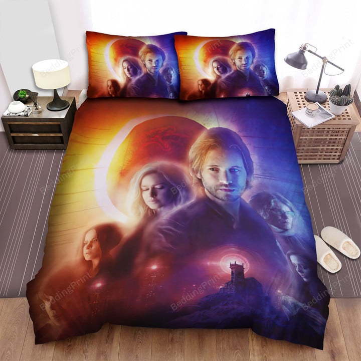12 Monkeys (2015–2018) Clim The Steps, Ring The Bell Movie Poster Bed Sheets Spread Comforter Duvet Cover Bedding Sets