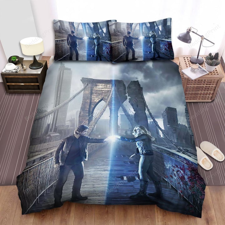 12 Monkeys (2015–2018) Change The Past Movie Poster Bed Sheets Spread Comforter Duvet Cover Bedding Sets