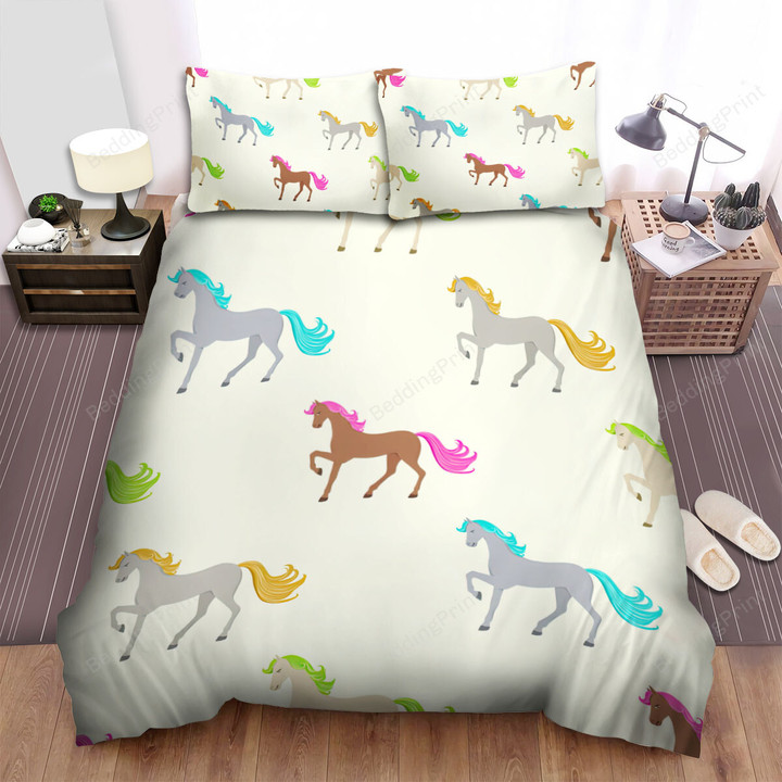 The Wildlife - The Seamless Horse Vector Art Bed Sheets Spread Duvet Cover Bedding Sets