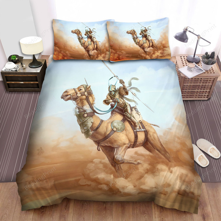 The Wild Animal - Riding On The Camel Into The Battle Bed Sheets Spread Duvet Cover Bedding Sets
