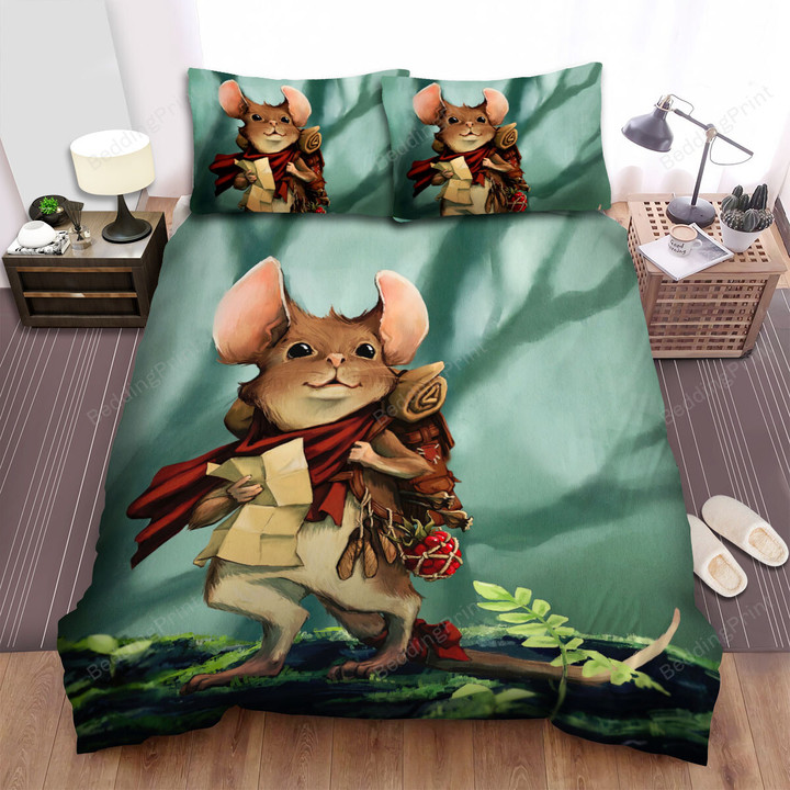 The Wild Animal - The Mouse Traveller Bed Sheets Spread Duvet Cover Bedding Sets