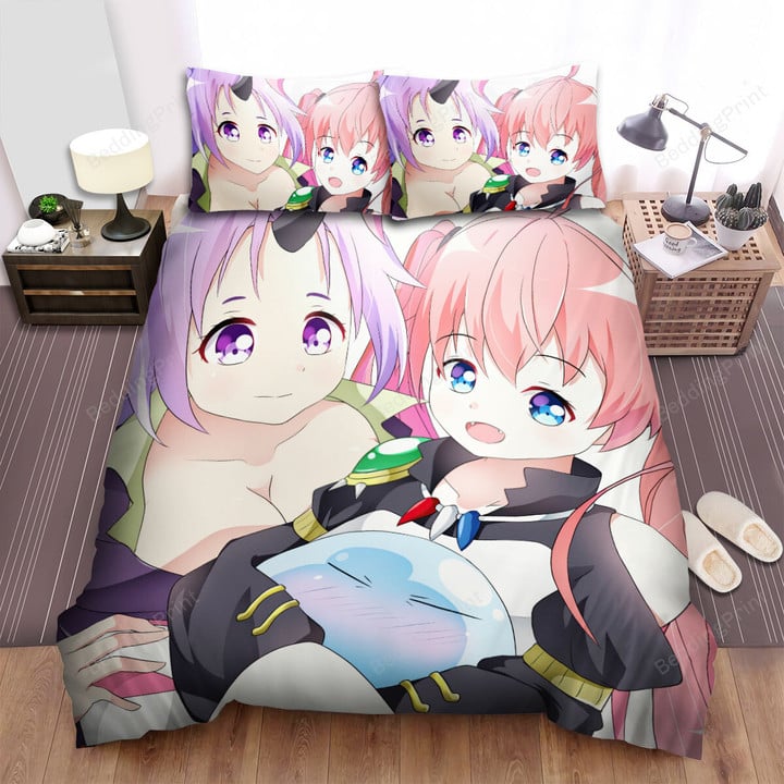 That Time I Got Reincarnated As A Slime (2018) Pampered Movie Poster Bed Sheets Spread Comforter Duvet Cover Bedding Sets