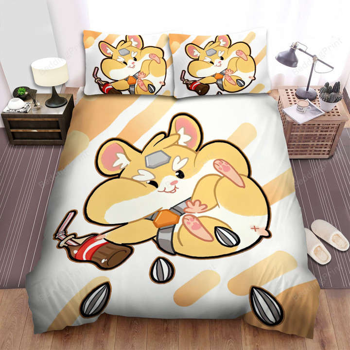 The Small Animal - The Hamster Character In Game Bed Sheets Spread Duvet Cover Bedding Sets