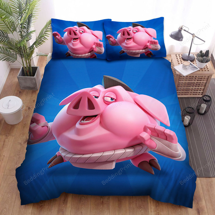 The Farm Animal - The Pig Fighter Bed Sheets Spread Duvet Cover Bedding Sets