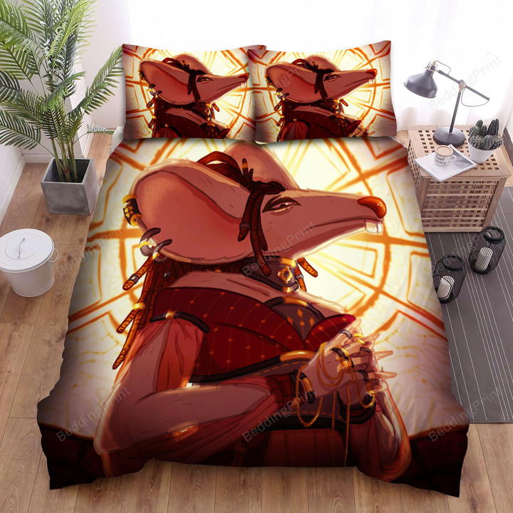 The Rat Prayer Art Bed Sheets Spread Duvet Cover Bedding Sets