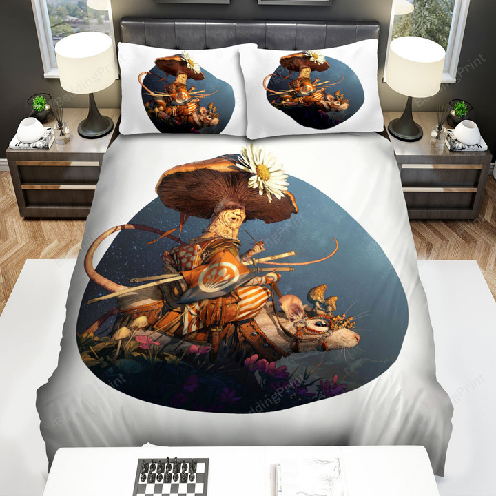 The Mushroom On The Rat Bed Sheets Spread Duvet Cover Bedding Sets