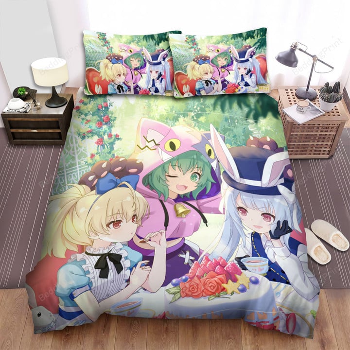 Assault Lily Mad Tea Party Bed Sheets Spread Duvet Cover Bedding Sets