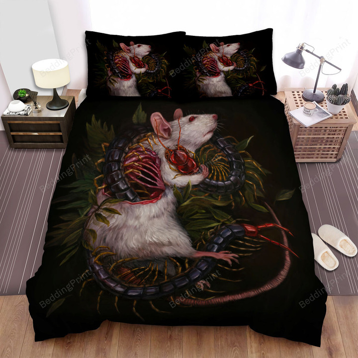 The Wild Animal - The Rat And The Centipede Bed Sheets Spread Duvet Cover Bedding Sets