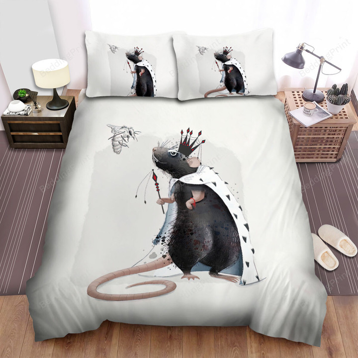The Wild Animal - The King Rat And A Bee Bed Sheets Spread Duvet Cover Bedding Sets