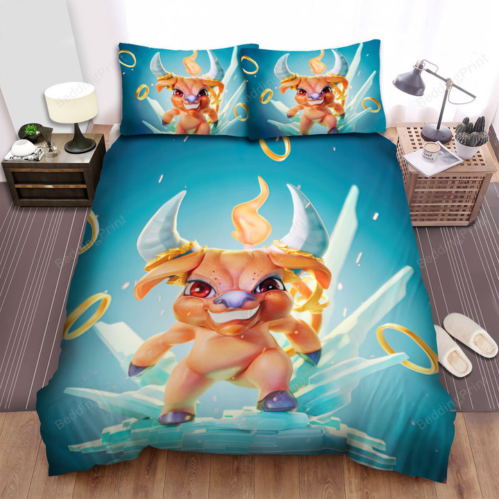 The Fire Buffalo Wallpaper Bed Sheets Spread Duvet Cover Bedding Sets