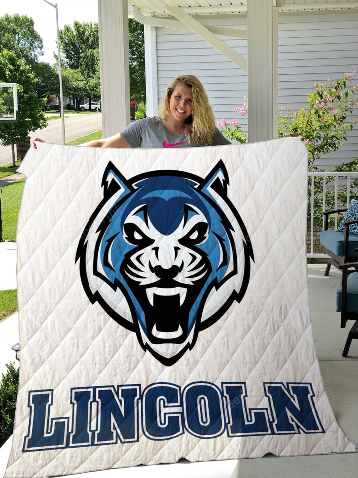 Lincoln University Blue Tigers Quilt Blanket