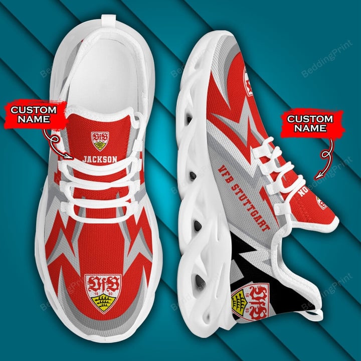 Bundesliga VfB Stuttgart Personalized Custom Name Max Soul Shoes