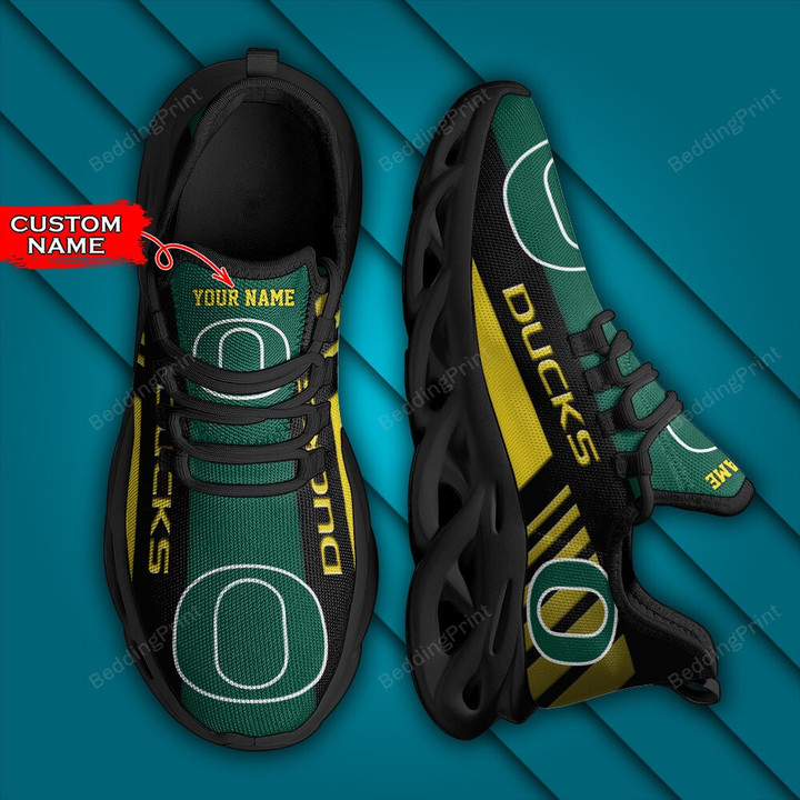 NCAA Oregon Ducks Personalized Custom Name Max Soul Shoes