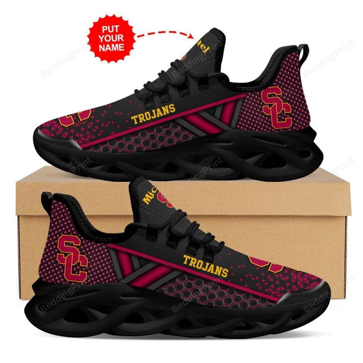 USC Trojans NCAA Custom Name Max Soul Shoes