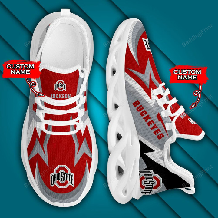 NCAA Ohio State Buckeyes Personalized Max Soul Shoes