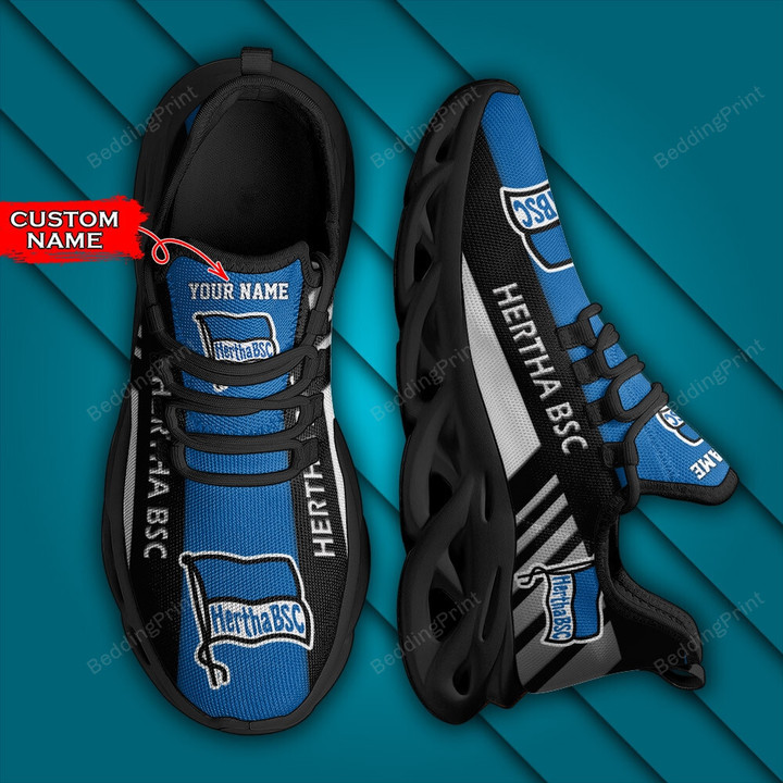Bundesliga Hertha BSC Personalized Custom Name Max Soul Shoes