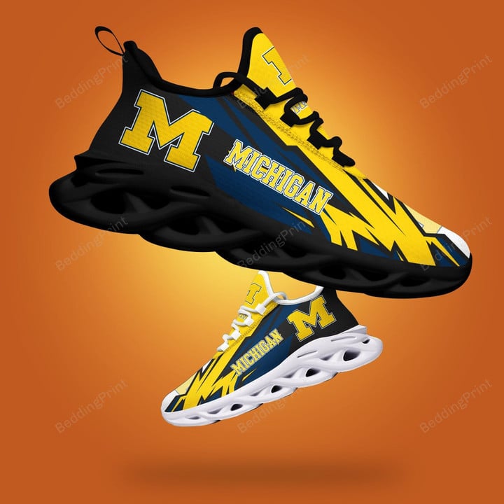 Michigan Wolverines NCAA Max Soul Shoes