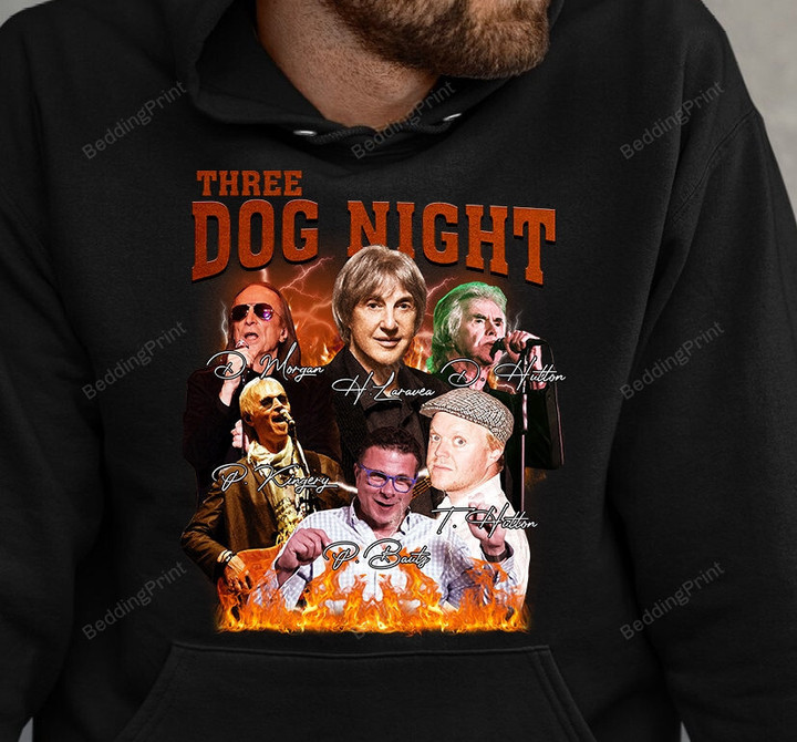 Three Dog Night Rock Band Vintage Style T Shirt