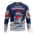 All I Want For Christmas Is R2 Ugly Christmas Sweater, All Over Print Sweatshirt