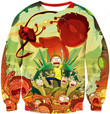 Rick and Morty Ugly Christmas Sweater, All Over Print Sweatshirt