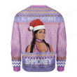 Cardi B All I Want For Christmas Is Shmoney Ugly Christmas Sweater, All Over Print Sweatshirt