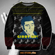 Cosmo Kramer Giddy Up For Unisex Ugly Christmas Sweater, All Over Print Sweatshirt