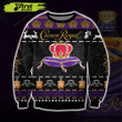 Crown Royal Knitting Pattern 3D Ugly Sweater