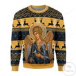 Rating St. Archangel Gabriel Ugly Christmas Sweater, All Over Print Sweatshirt