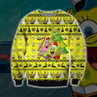 Spongebob Knitting Pattern Ugly Christmas Sweater, All Over Print Sweatshirt