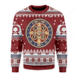 Saint Benedict Medal Ugly Christmas Sweater, All Over Print Sweatshirt