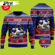 Disney Mickey Mouse Goofy Personalized New York Giants Ugly Sweater