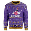 Astronaut 404 Error Christmas Ugly Sweater