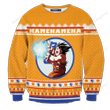 Kamehameha Christmas Unisex Ugly Christmas Sweater, All Over Print Sweatshirt
