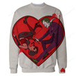 Harley Quinn And Joker Ugly Christmas Sweater, All Over Print Sweatshirt